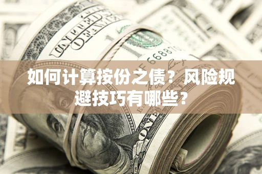 北京如何计算按份之债？风险规避技巧有哪些？